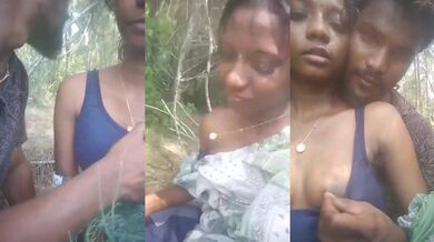 Village ammayi thana lover tho forest lo romance mms