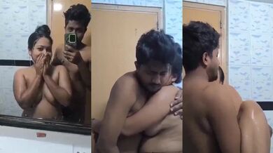 Bathroom lo aunty tho romance chestunna abbayi porn video