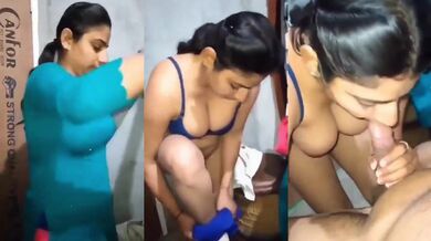 Blue bra lo unna hot telugu ammayi lab assistant tho sex mms